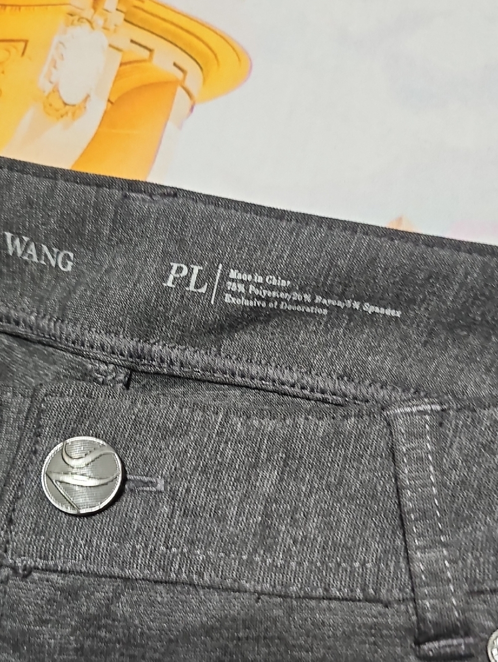 Simply Vera Vera Wang Dark Gray Leggings Pants Size PL Petite Large - Picture 3 of 5